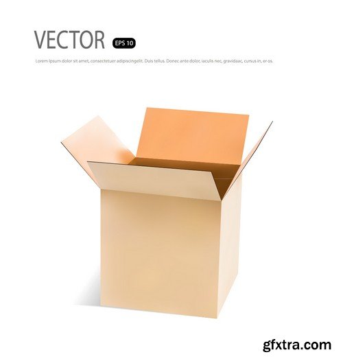 Stock Vectors - Box, 25xEPS