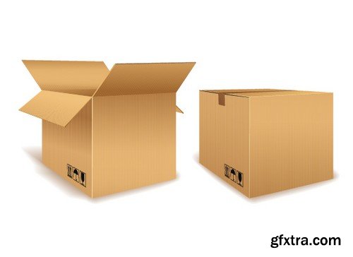 Stock Vectors - Box, 25xEPS