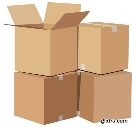 Stock Vectors - Box, 25xEPS