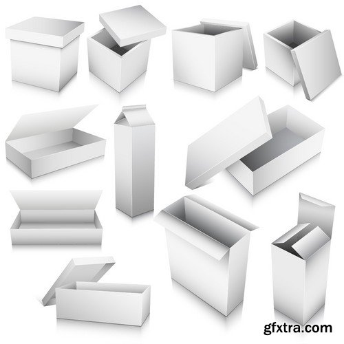 Stock Vectors - Box, 25xEPS