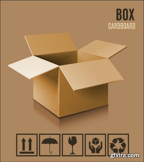 Stock Vectors - Box, 25xEPS