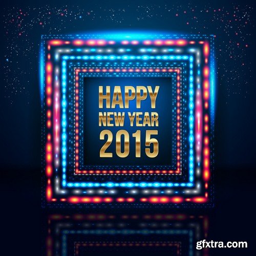 Stock Vectors - 2015 New Year Party, 25xEPS