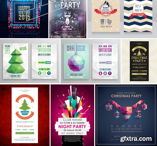 Stock Vectors - 2015 New Year Party, 25xEPS