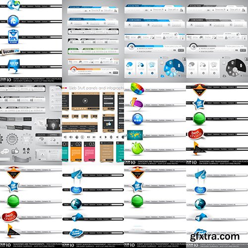 Web Desing Elements Vectors