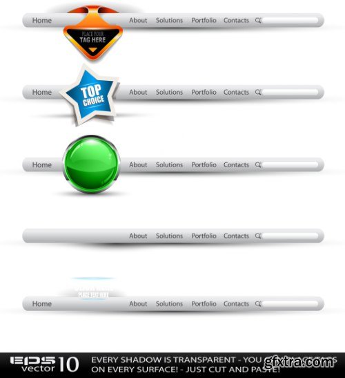 Web Desing Elements Vectors