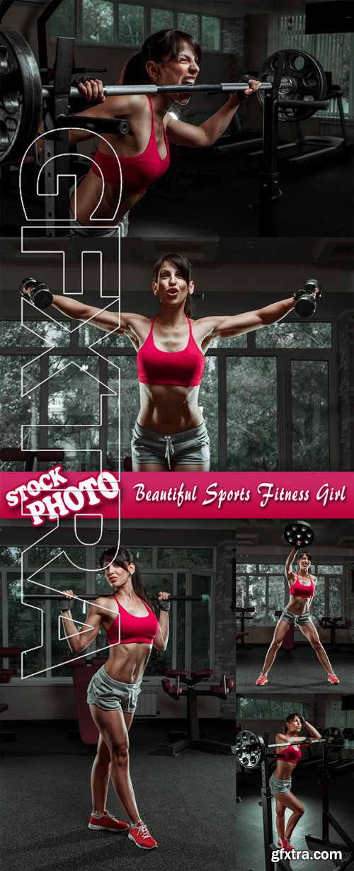 Stock Photo - Beautiful Sports Fitness Girl