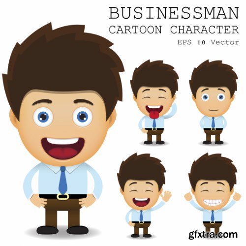 Businessman Cartoon Character 50xAI