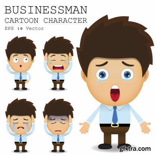 Businessman Cartoon Character 50xAI