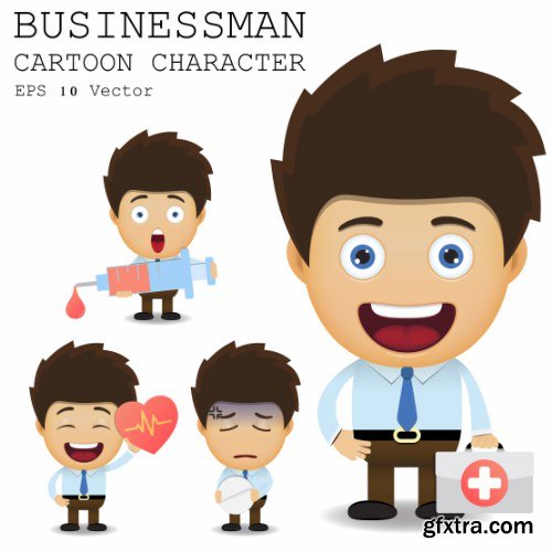 Businessman Cartoon Character 50xAI