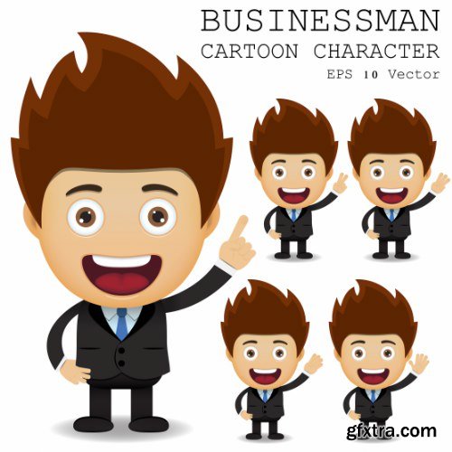 Businessman Cartoon Character 50xAI