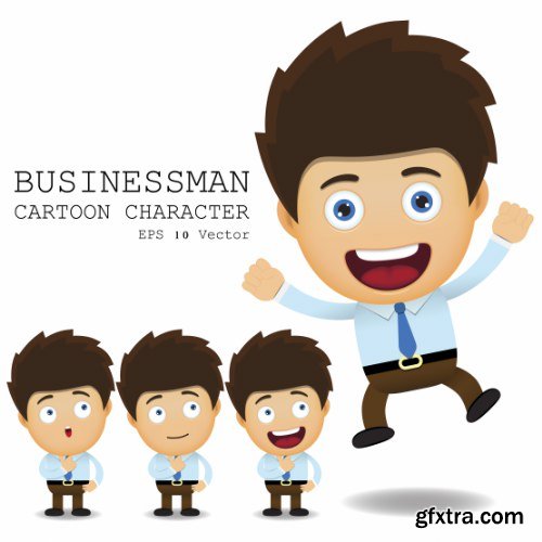 Businessman Cartoon Character 50xAI