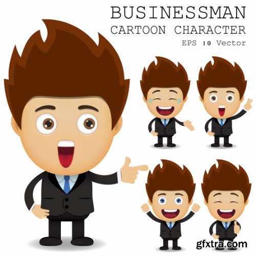 Businessman Cartoon Character 50xAI