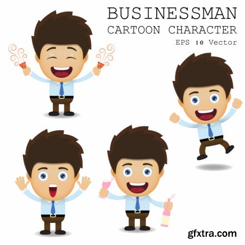 Businessman Cartoon Character 50xAI