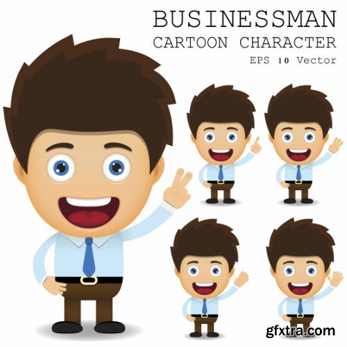 Businessman Cartoon Character 50xAI