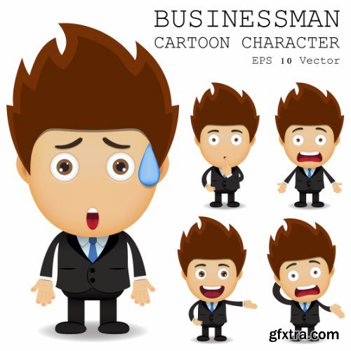 Businessman Cartoon Character 50xAI