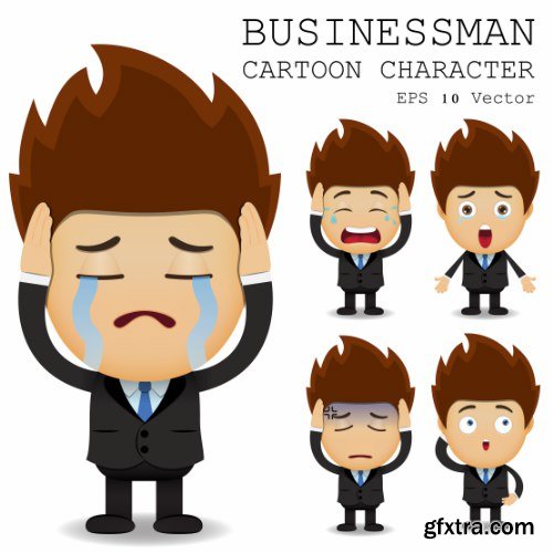 Businessman Cartoon Character 50xAI