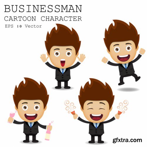 Businessman Cartoon Character 50xAI