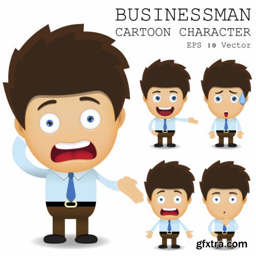 Businessman Cartoon Character 50xAI