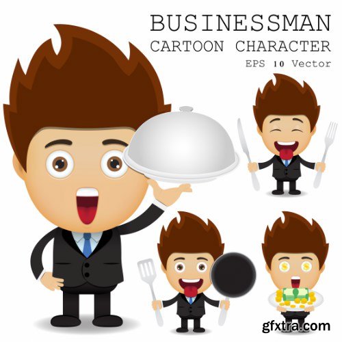 Businessman Cartoon Character 50xAI