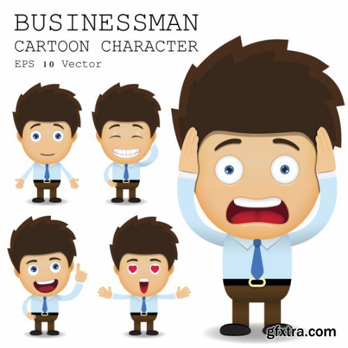 Businessman Cartoon Character 50xAI