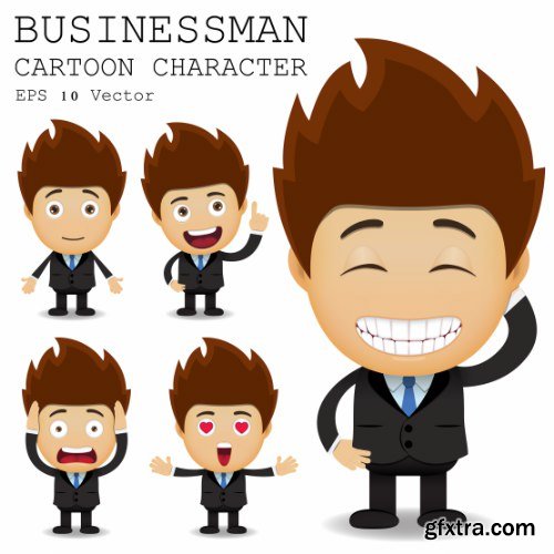 Businessman Cartoon Character 50xAI