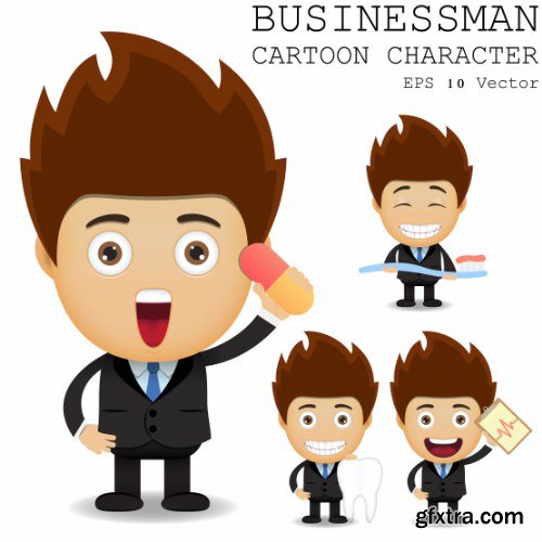 Businessman Cartoon Character 50xAI