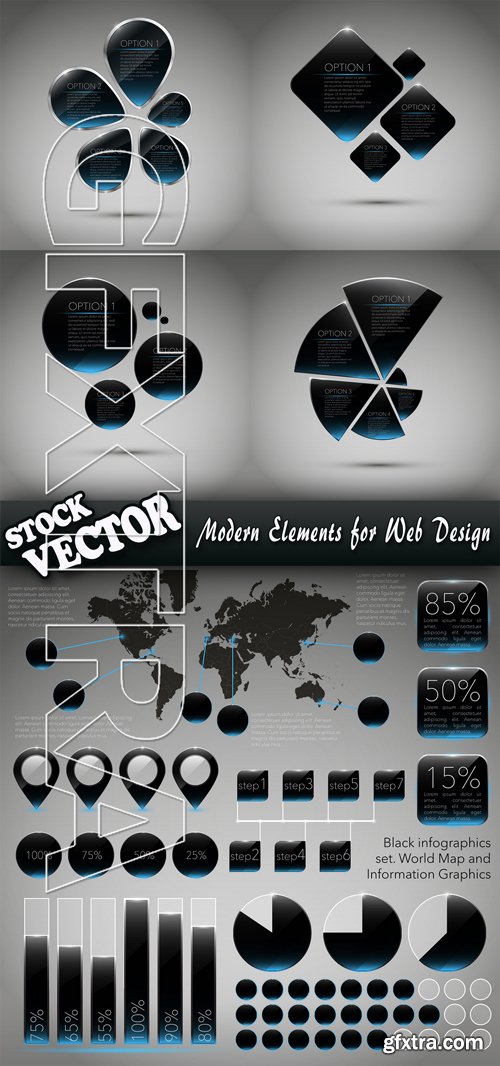 Stock Vector - Modern Elements for Web Design