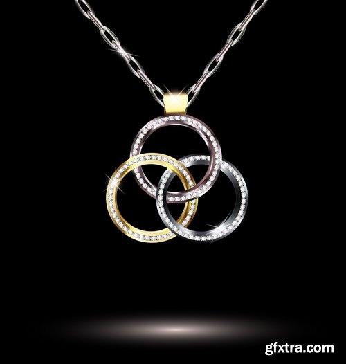 Collection of beautiful pendants 25 Eps