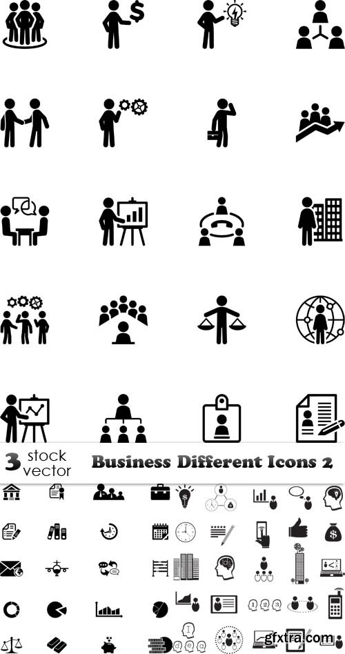 Vectors - Business Different Icons 2