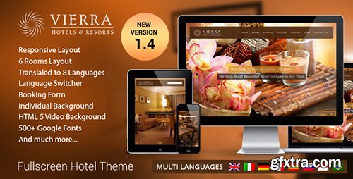 ThemeForest - Vierra v1.4.0 - Responsive Hotel Wordpress Theme