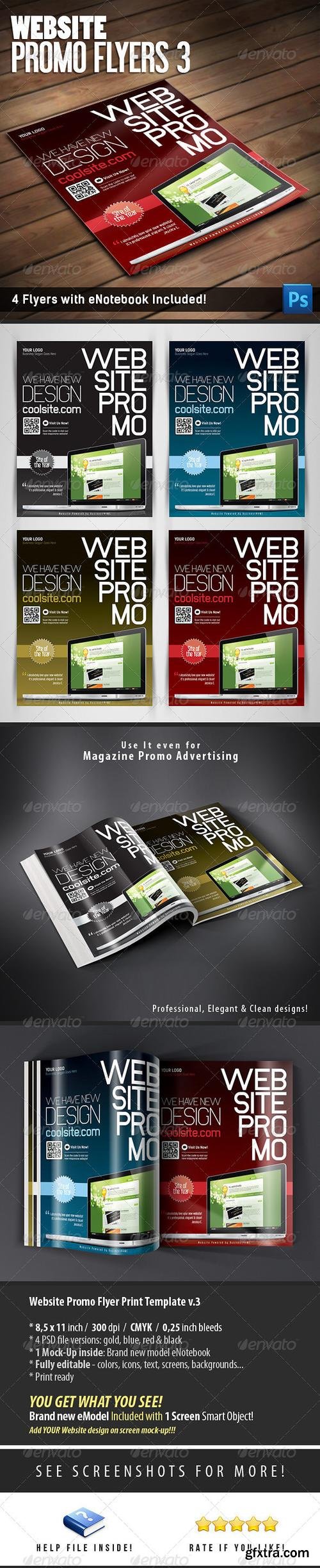 GraphicRiver - Website Promo Flyers v.3