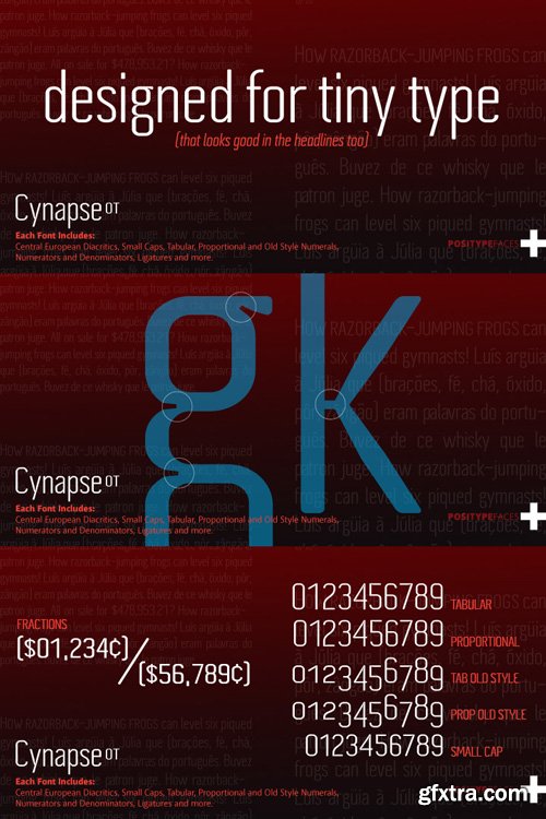 Cynapse OT Font Family $99