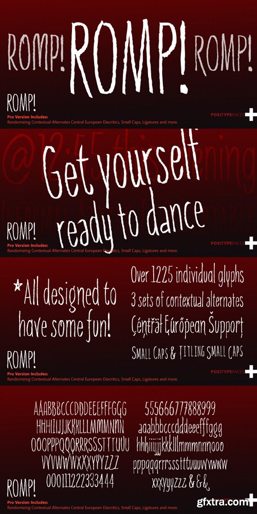 Romp Font Family $30