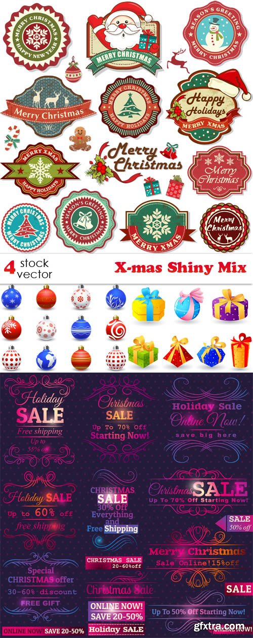 Vectors - X-mas Shiny Mix