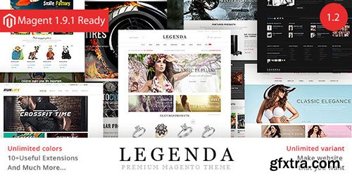 ThemeForest - Legenda v1.2.0 - Fluid Responsive Magento Theme