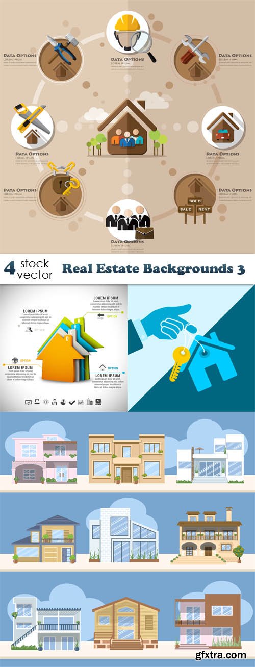 Vectors - Real Estate Backgrounds 3