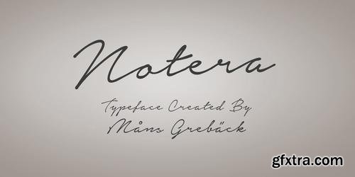 Notera Font Family $59