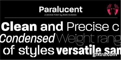 Paralucent Font Family $4000