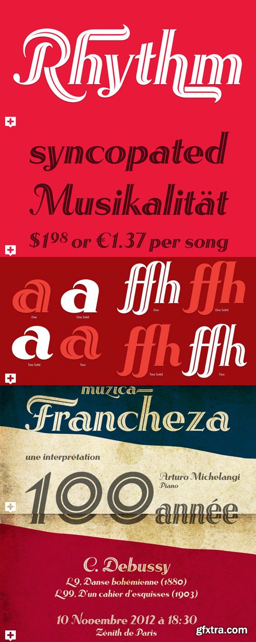 Rhythm Font Family $110