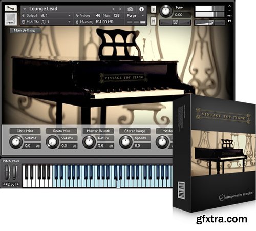 Simple Sam Samples Vintage Toy Piano KONTAKT-TEMPLE