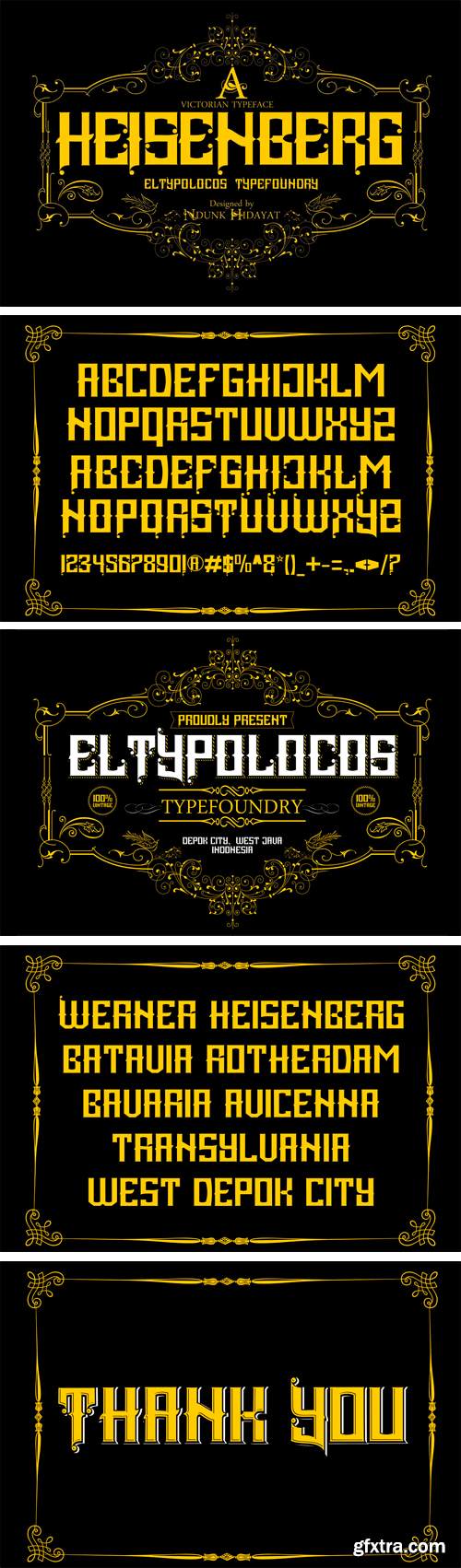 Heisenberg Font $12