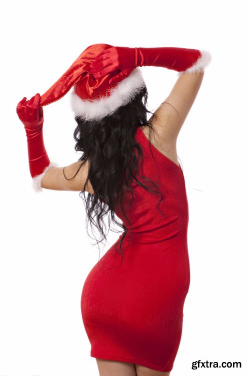 Sexy Santa Girl Stock Photo 25xJPG