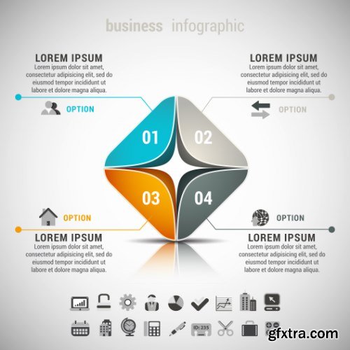 Business Infographic Vectors 50xEPS