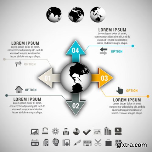 Business Infographic Vectors 50xEPS