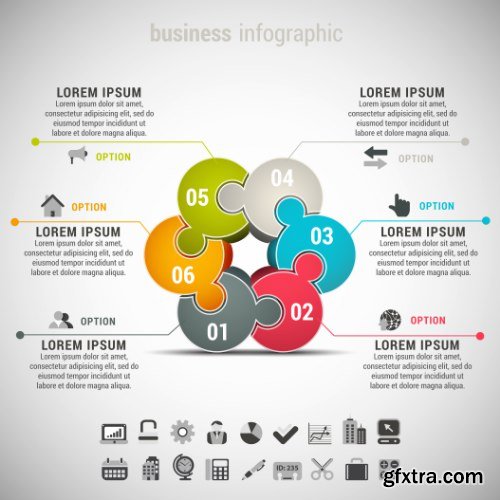 Business Infographic Vectors 50xEPS