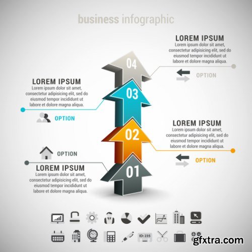 Business Infographic Vectors 50xEPS