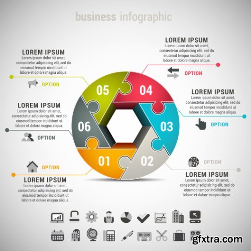 Business Infographic Vectors 50xEPS