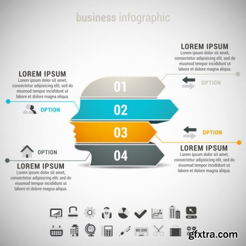 Business Infographic Vectors 50xEPS