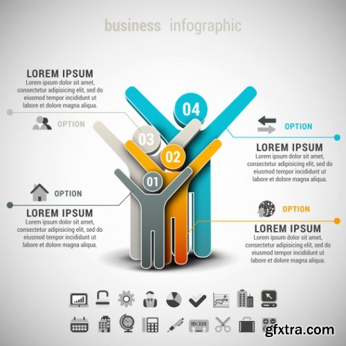 Business Infographic Vectors 50xEPS