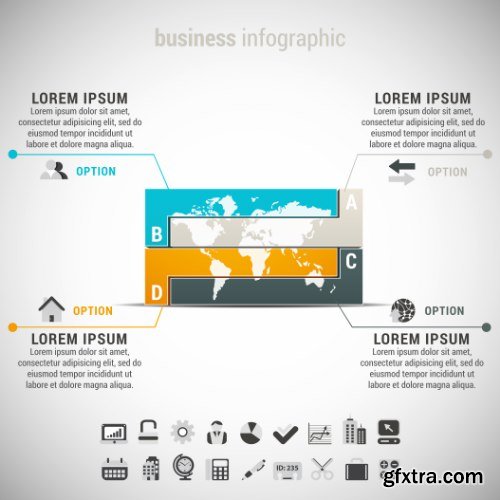 Business Infographic Vectors 50xEPS